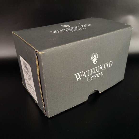 WATERFORD  Ireland Crystal Grandfather Gold Faced Clock Signed Needs Battery - Picture 15 of 15